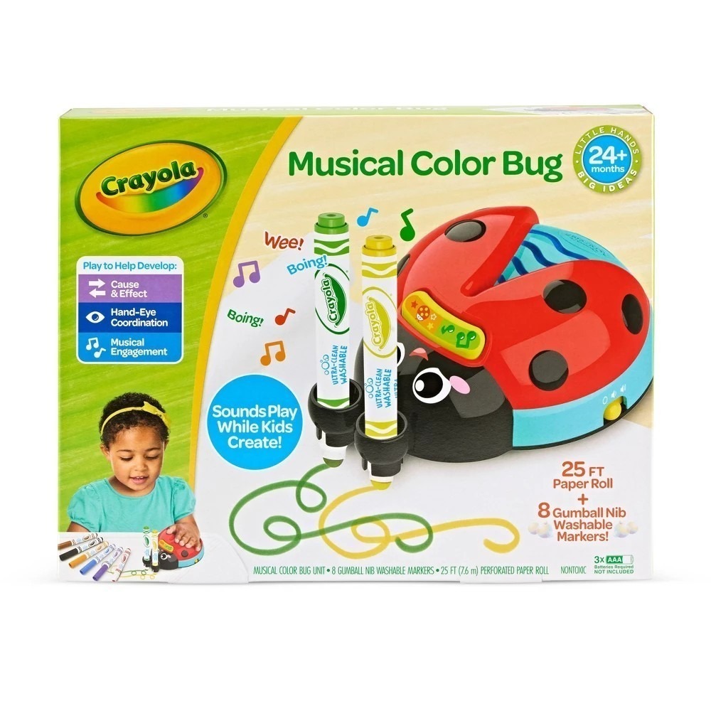 Crayola‎ Musical Color Bug Marker Drawing Art Toy New In Box